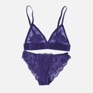 Velvet triangle bikini