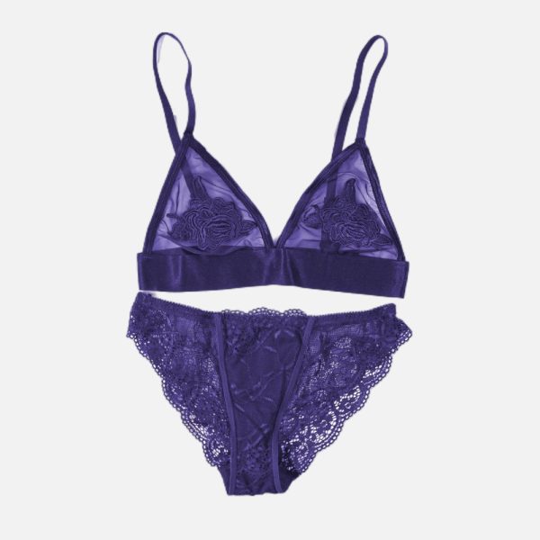 Velvet triangle bikini